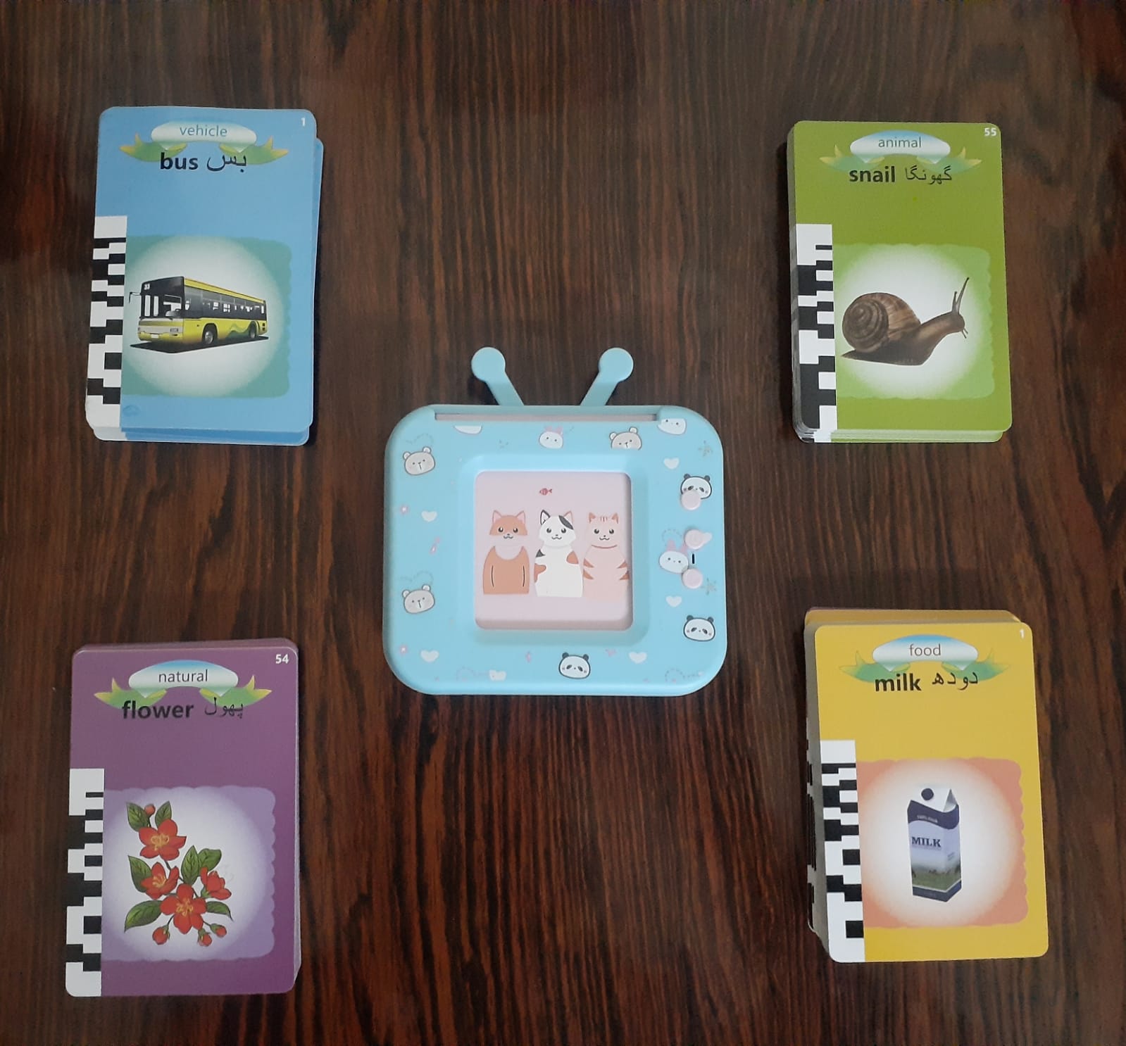 educational english talking flashcards